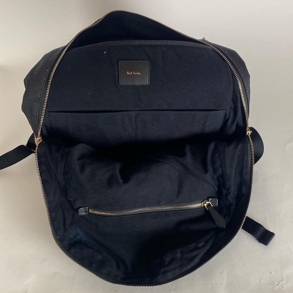 Paul Smith Black Multicolor Patterned Backpack - image 3